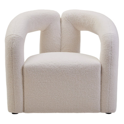 Bianca Ivory Boucle Statement Chair