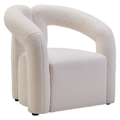 Bianca Ivory Boucle Statement Chair