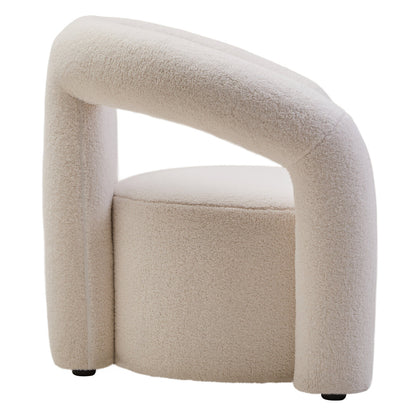 Bianca Ivory Boucle Statement Chair