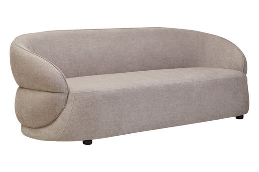 Eden Taupe Chenille Three Seater Sofa