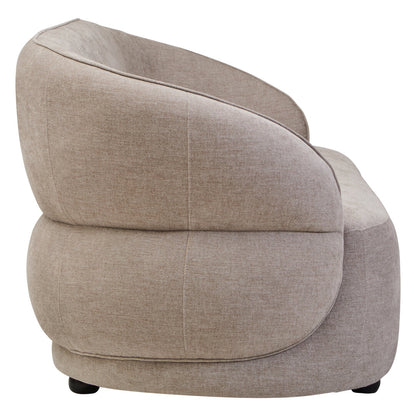 Eden Taupe Chenille Three Seater Sofa