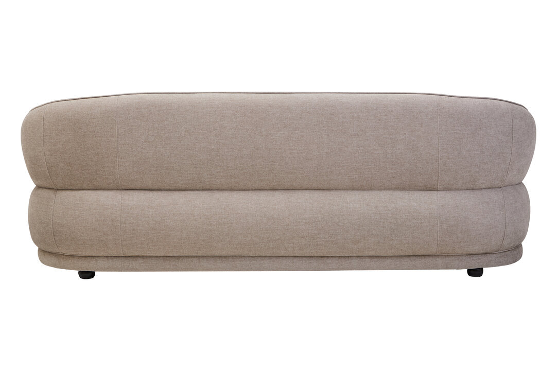 Eden Taupe Chenille Three Seater Sofa