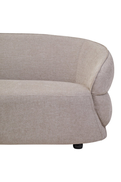 Eden Taupe Chenille Three Seater Sofa