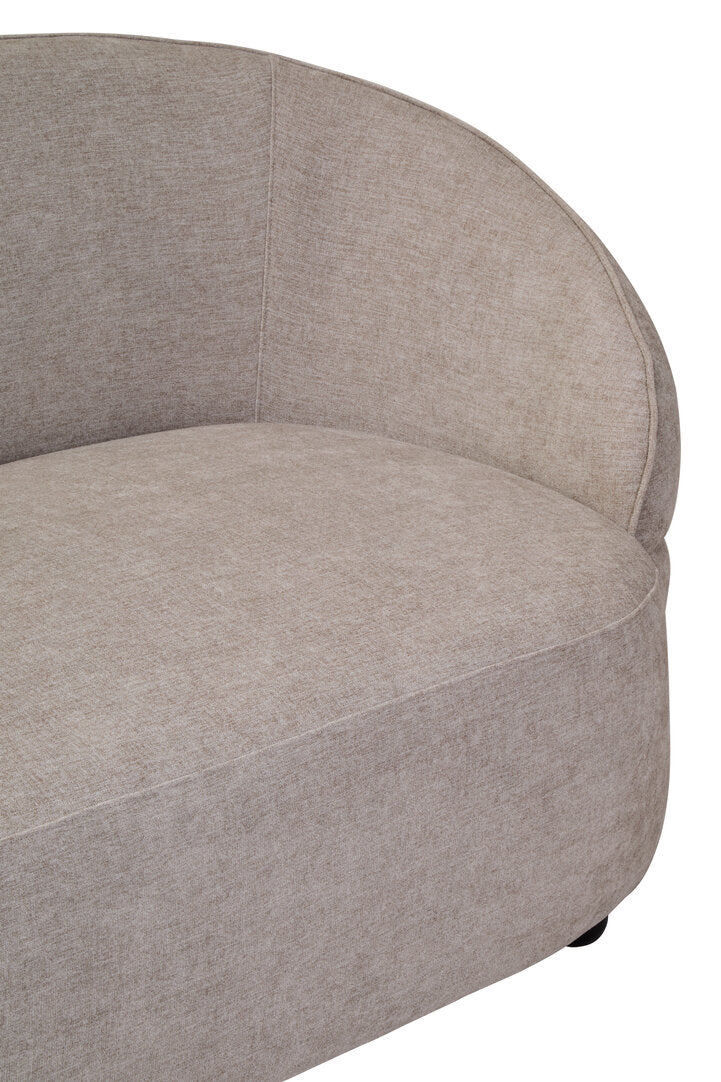 Eden Taupe Chenille Three Seater Sofa