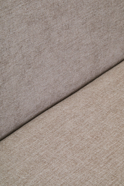 Eden Taupe Chenille Three Seater Sofa