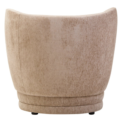 Hamptons Deep Stone Chenille Curved Chair