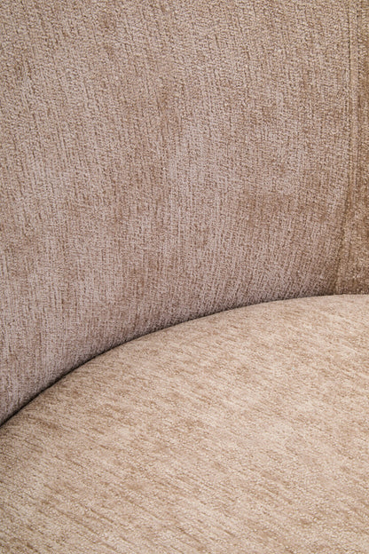 Hamptons Deep Stone Chenille Curved Chair