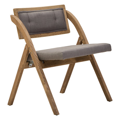 Eti Grey Wash Elm Wood Folding Chair