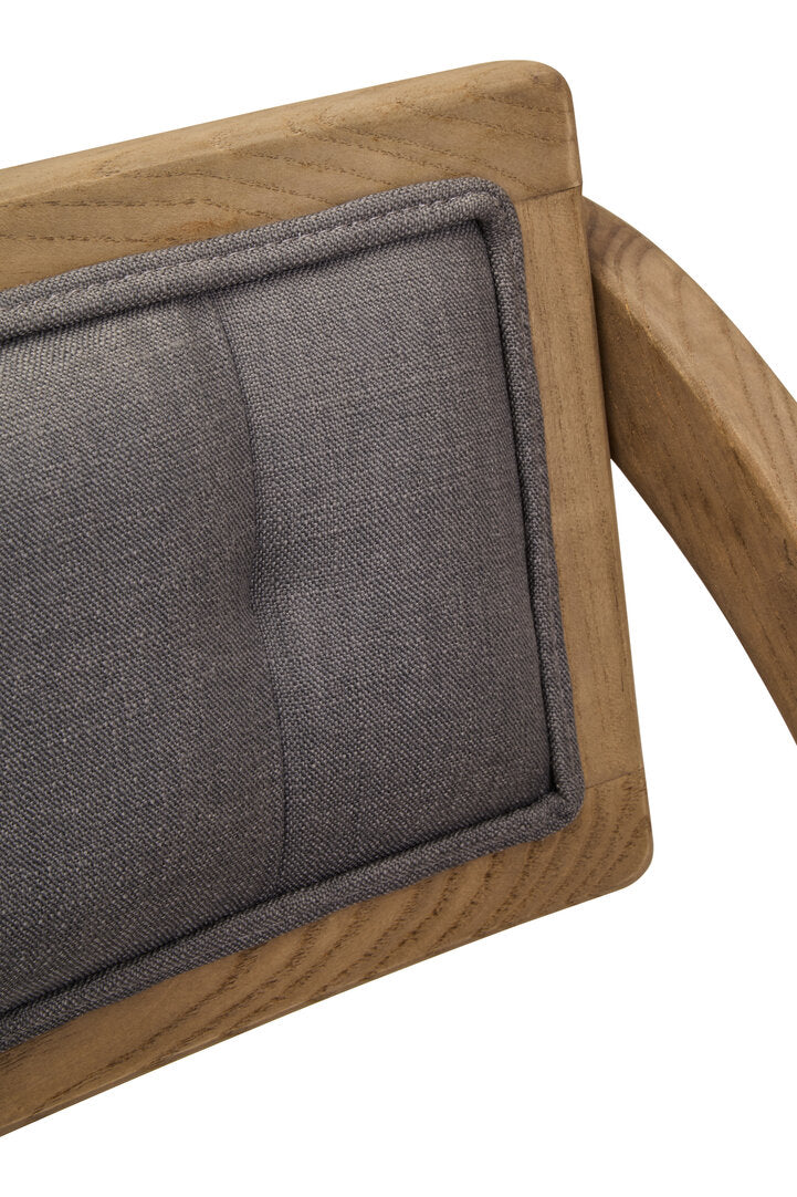 Pacific Grey Wash Elm Wood Folding Chair