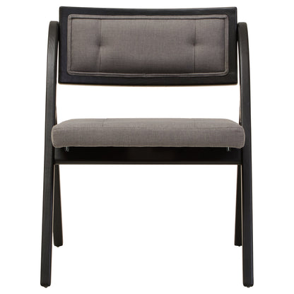 Eti Grey and Black Elm Wood Folding Chair