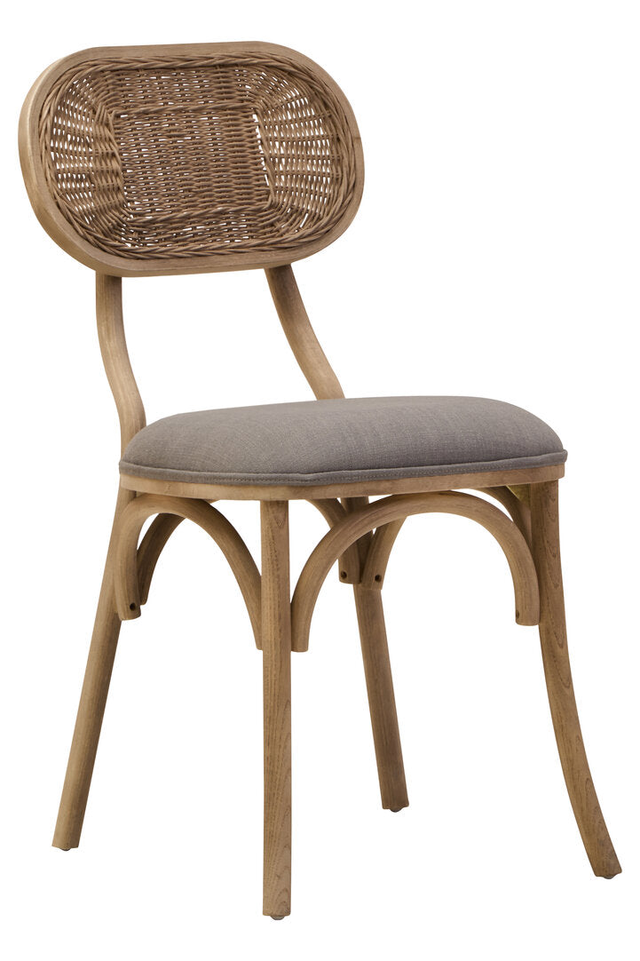 Pacific Grey Wash Elm Wood Dining Chair