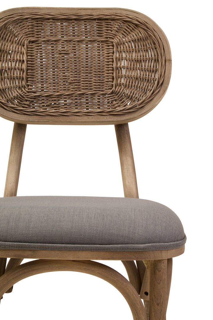 Pacific Grey Wash Elm Wood Dining Chair