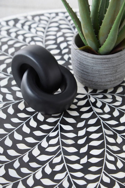 Unity Bone Inlay Round Coffee Table