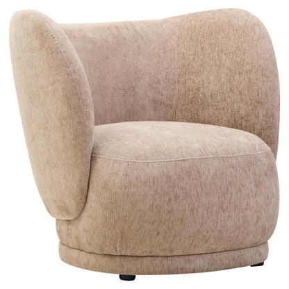 Hamptons Deep Stone Chenille Curved Chair