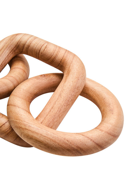 Empire Natural Wood Five Link Chain Decor
