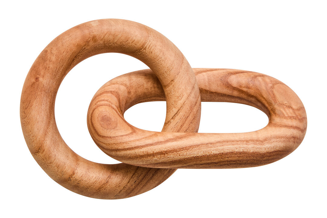 Empire Natural Wood 2 Link Chain Decor