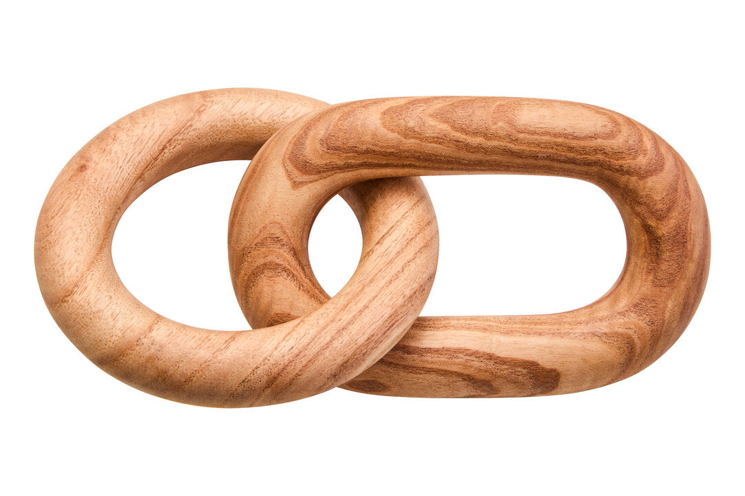 Empire Natural Wood 2 Link Chain Decor