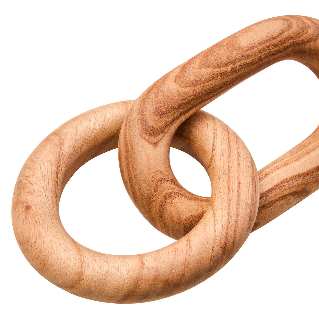 Empire Natural Wood 2 Link Chain Decor