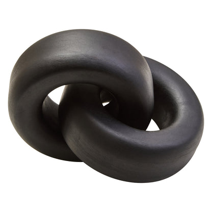 Empire Black Wood Large Knot Decor