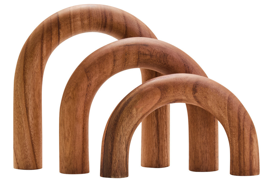 Empire Natural Wood Arch Sculpture