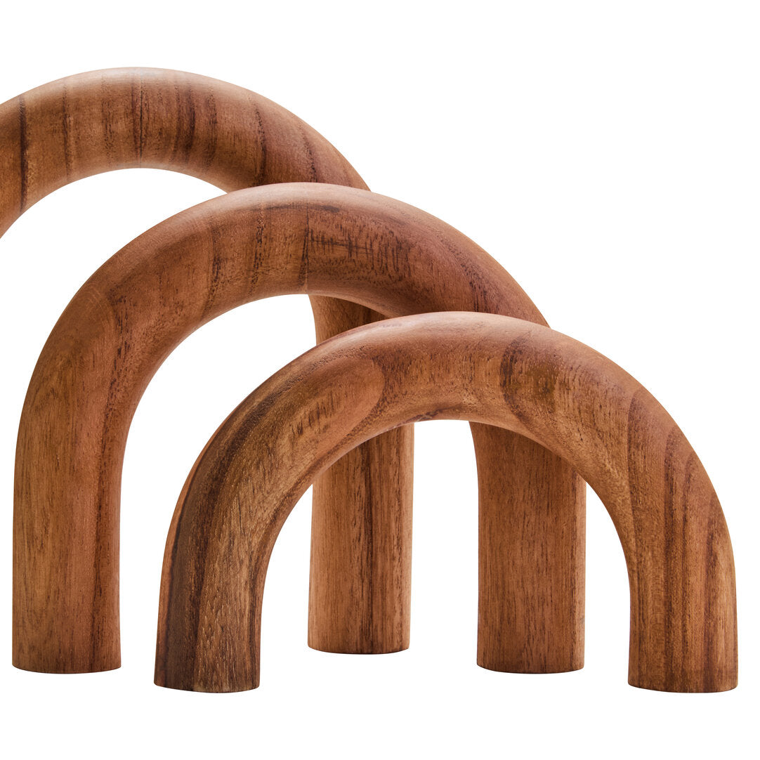 Empire Natural Wood Arch Sculpture