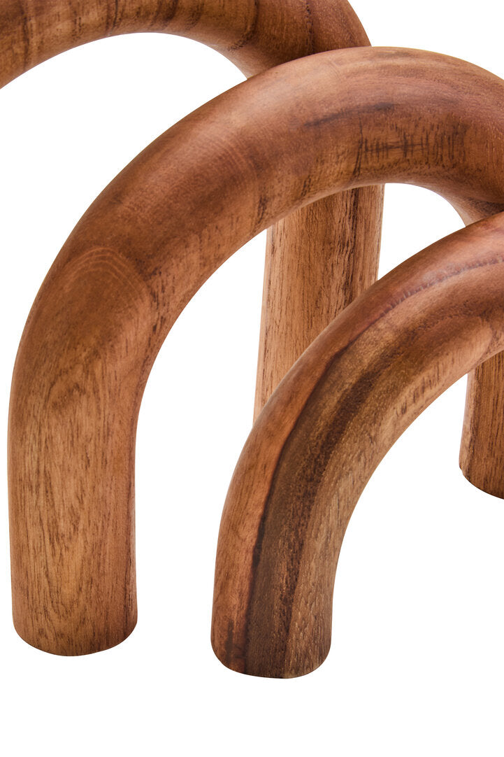 Empire Natural Wood Arch Sculpture