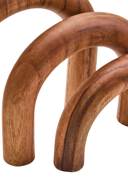 Empire Natural Wood Arch Sculpture