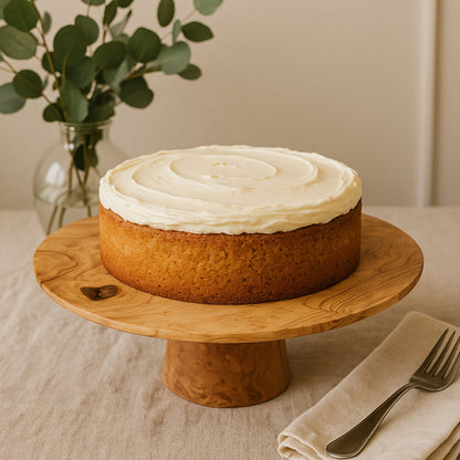 Rhythm Olive Wood Cake Stand