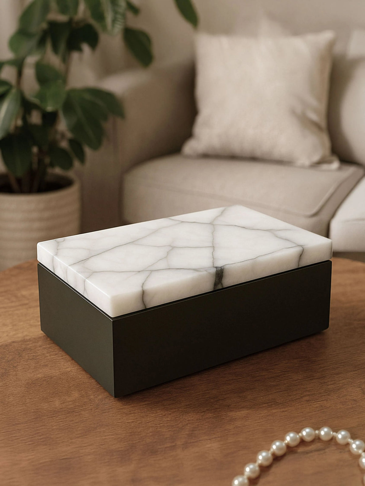 Marmont Small Marble Trinket Box