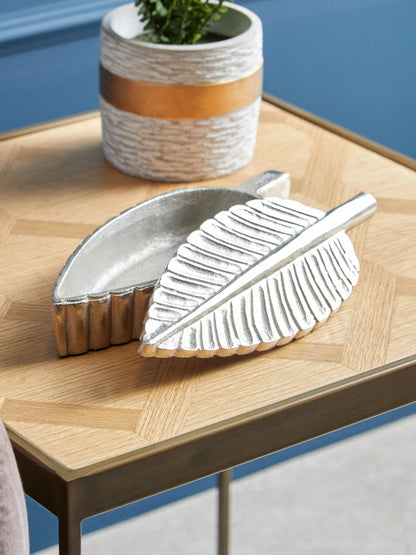 Link Silver Finish Plume Box