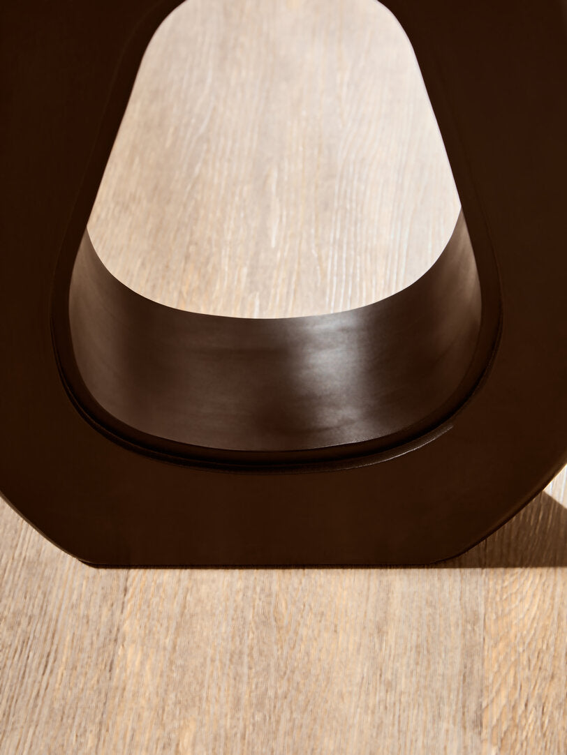 Waltz Black Finish Mango Wood Accent Table