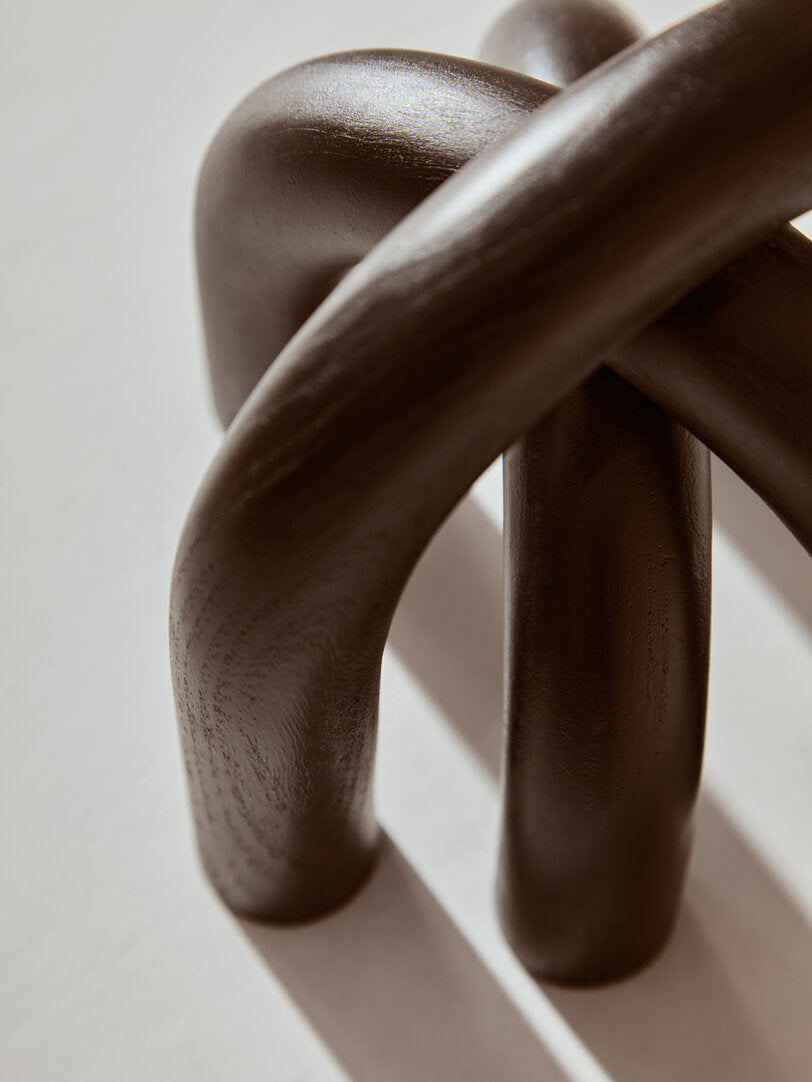 Empire Black Wood Arch Sculpture