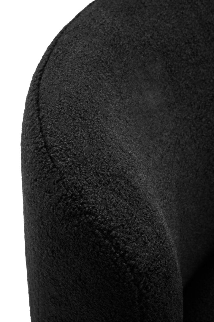 Aspen Black Boucle Effect Armless Lounge Chair