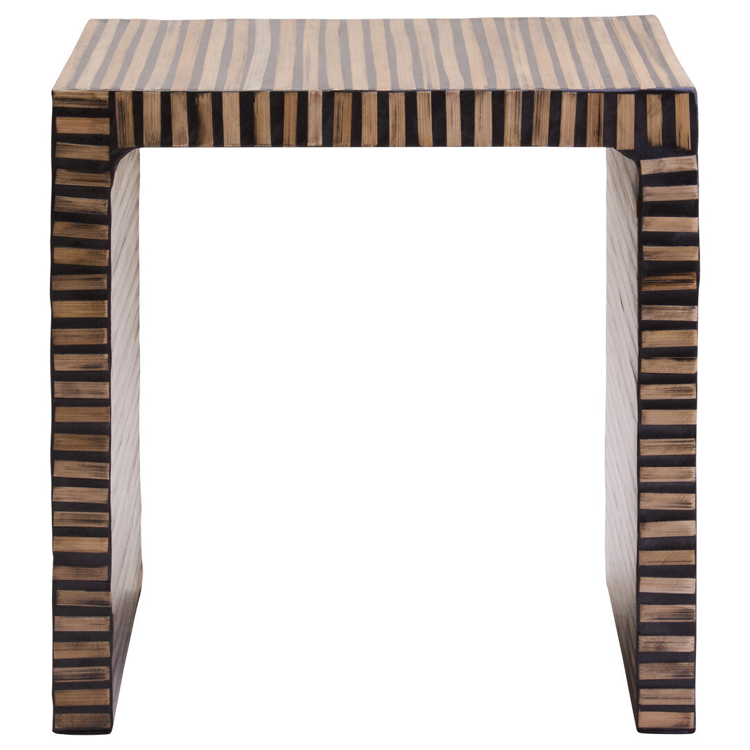 Grove Bamboo Inlay Side Table