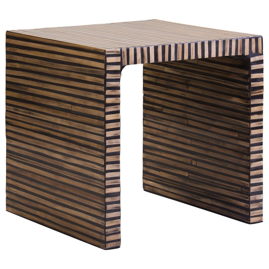 Grove Bamboo Inlay Side Table