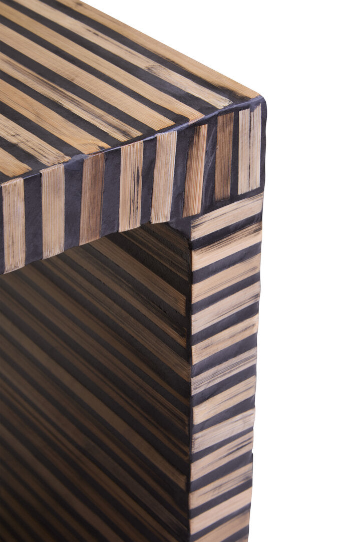 Grove Bamboo Inlay Side Table