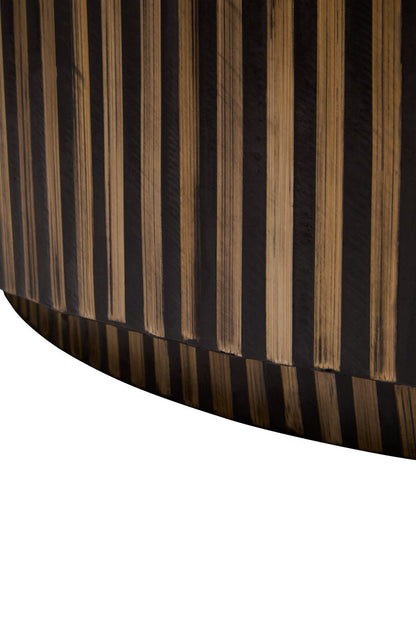 Grove Bamboo Inlay Round Coffee Table