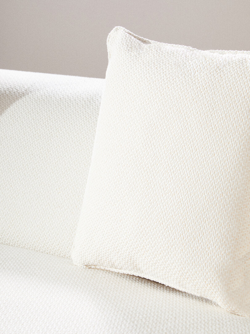Como Cream Linen 3 Seater Sofa