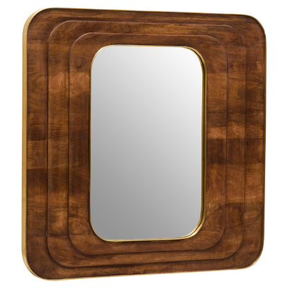 Haven Mango Wood Carved Wall Mirror