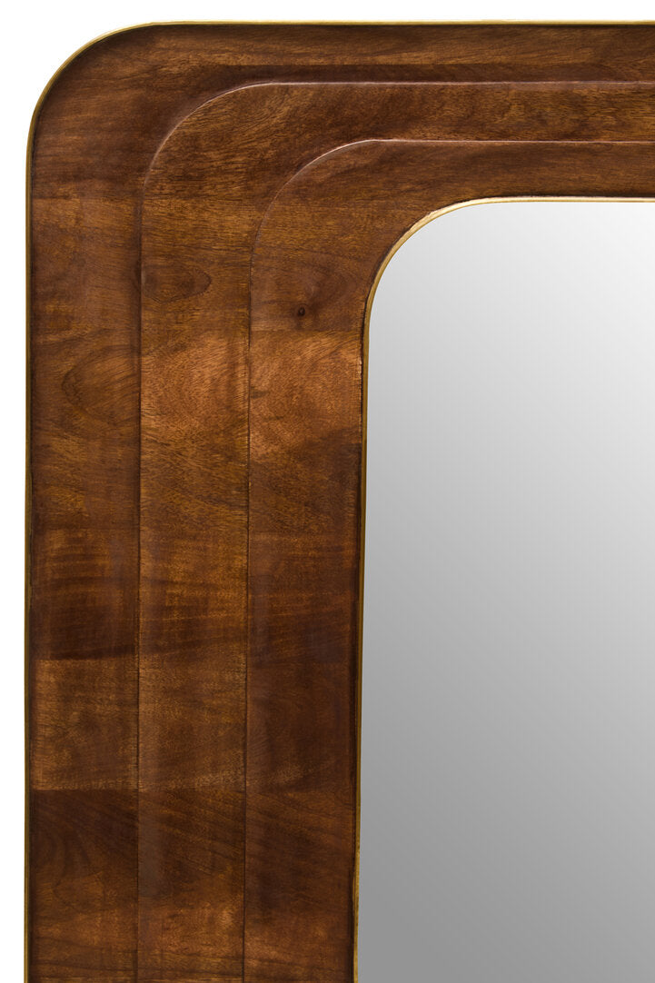 Haven Mango Wood Carved Wall Mirror