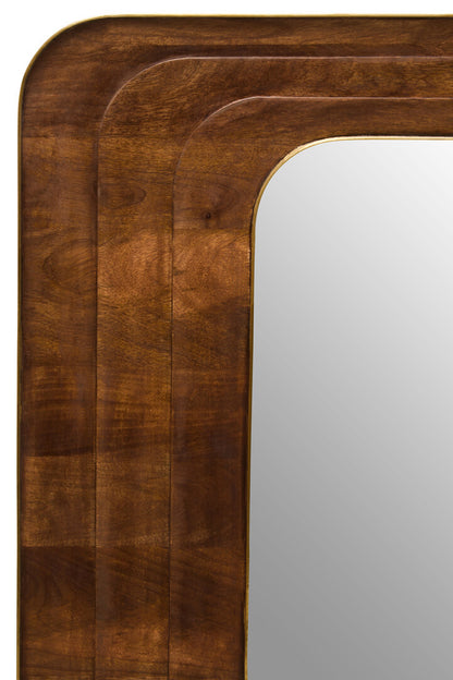 Haven Mango Wood Carved Wall Mirror