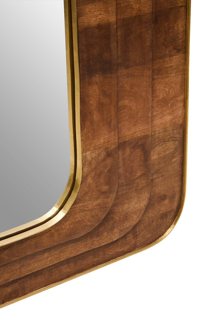 Haven Mango Wood Carved Wall Mirror