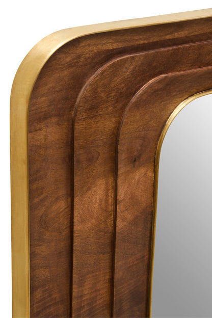 Haven Mango Wood Carved Wall Mirror