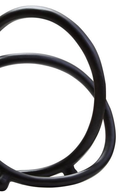 Link Matte Black Nickel Finish Twist Sculpture