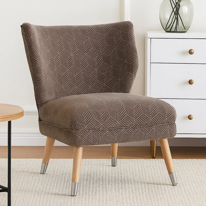Mayfair Grey Chenille Wingback Chair