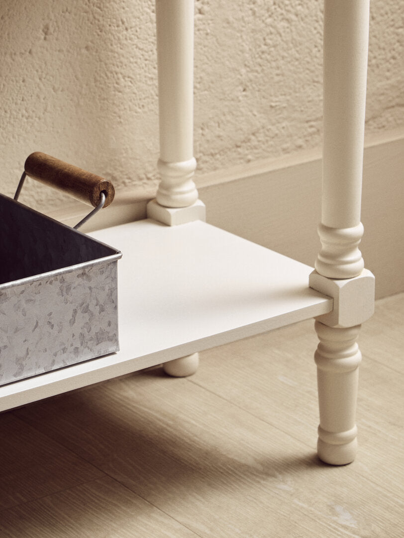 Heirloom 2 Drawers Pearl White Console Table