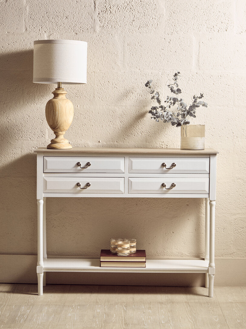 Heirloom 4 Drawer Console Table