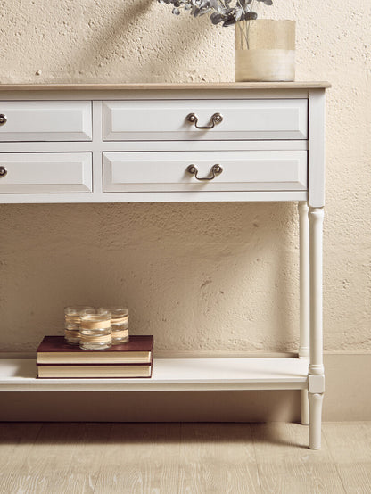 Heirloom 4 Drawer Console Table