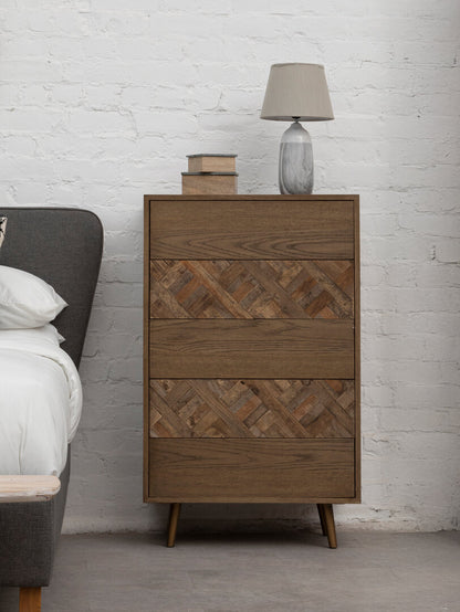 Cest Wooden Chest of 5 Drawers