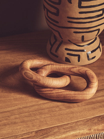 Empire Natural Wood 2 Link Chain Decor
